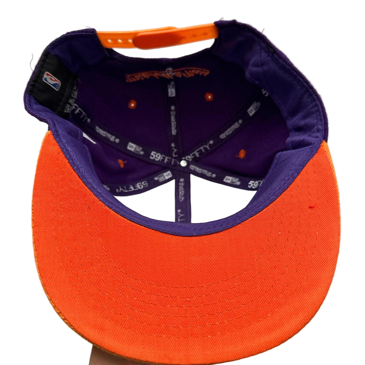 Phoenix Suns Purple and Orange Mitchell and Ness Snapback Cap