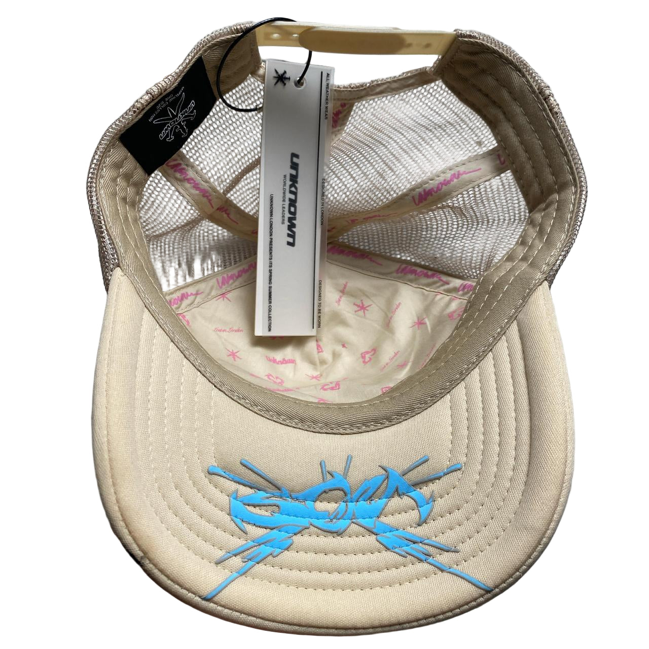 Unknown London Puff Print Trucker Snapback Cap