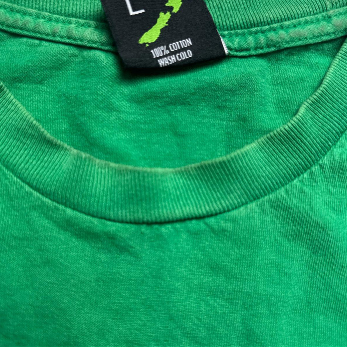 Always Do What You Should Do Green and Blue T Shirt (L)