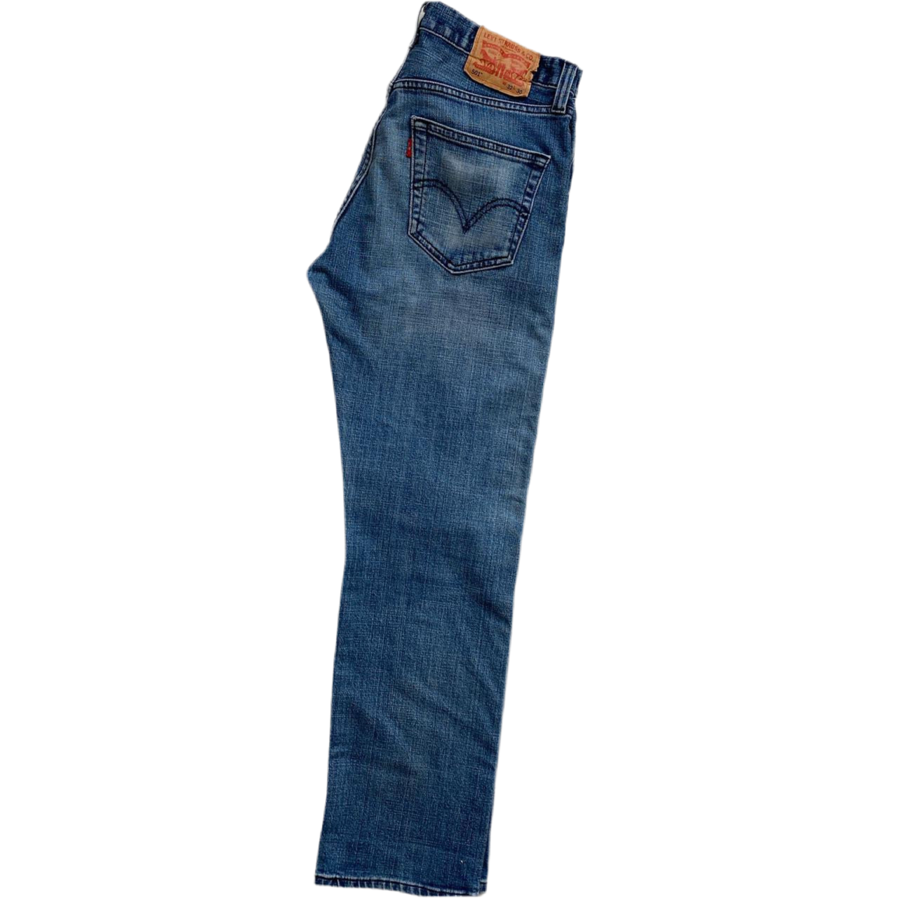 Levis 501 Blue Jeans (32W)