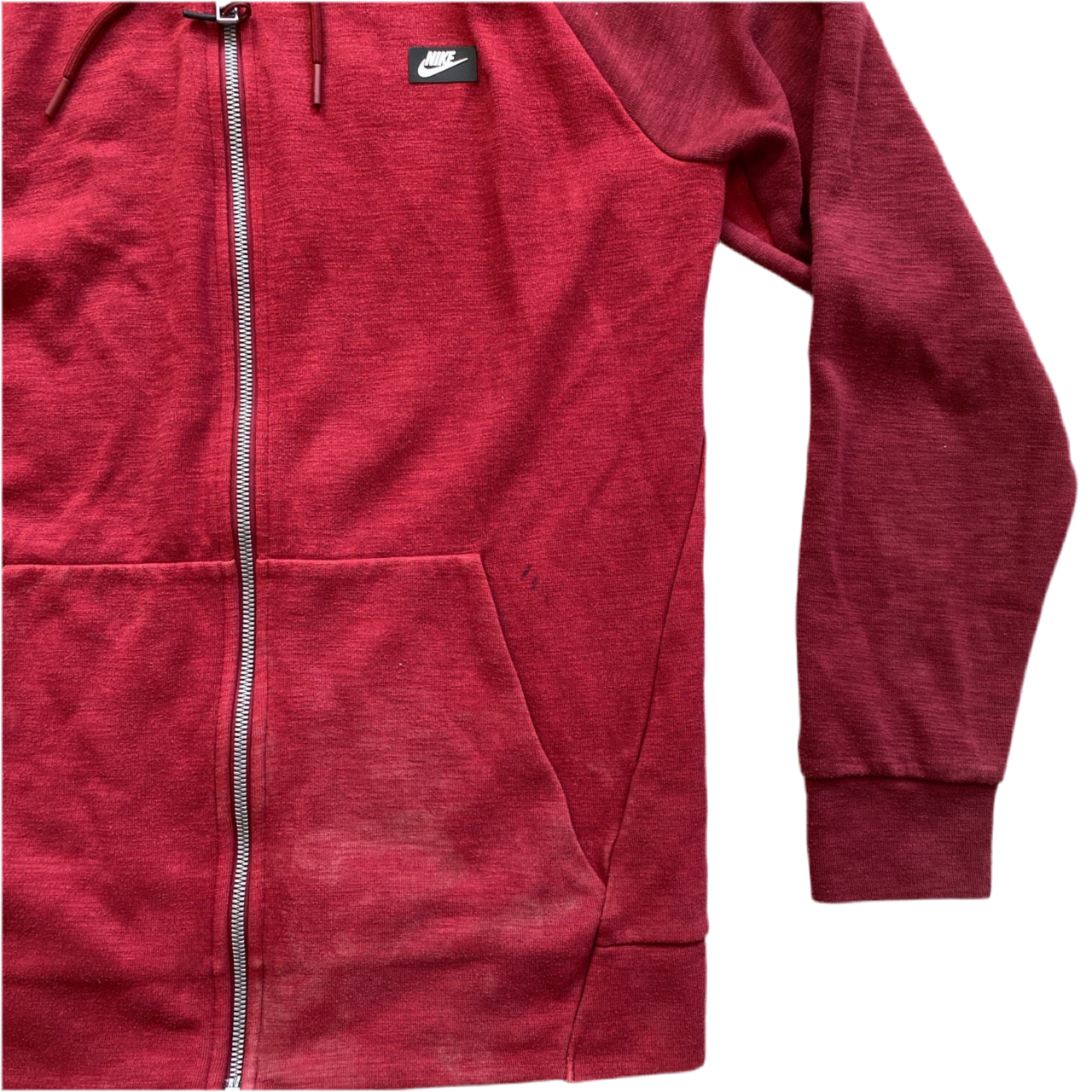 Nike Box Logo Red Hoodie (M)