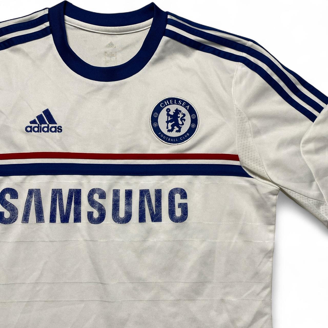 Adidas Chelsea Samsung 2012 White Football Jersey (S)