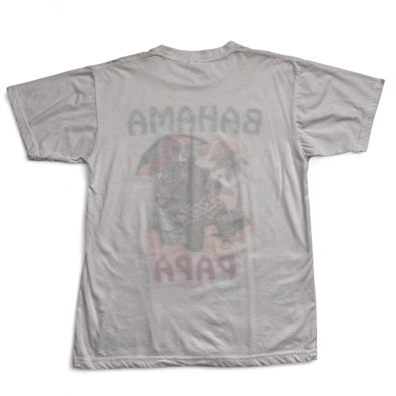 Bahama Papa Dog Vintage White T Shirt (M)