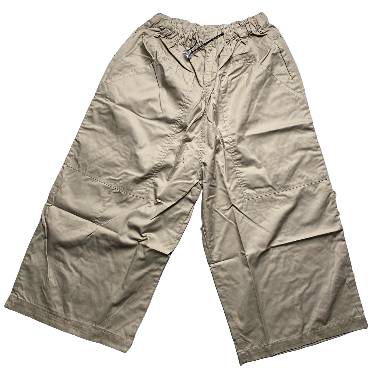 Criminal Damge Khaki Beige Cargo Parachute Baggy Combat Shorts (S,M,L,XL)