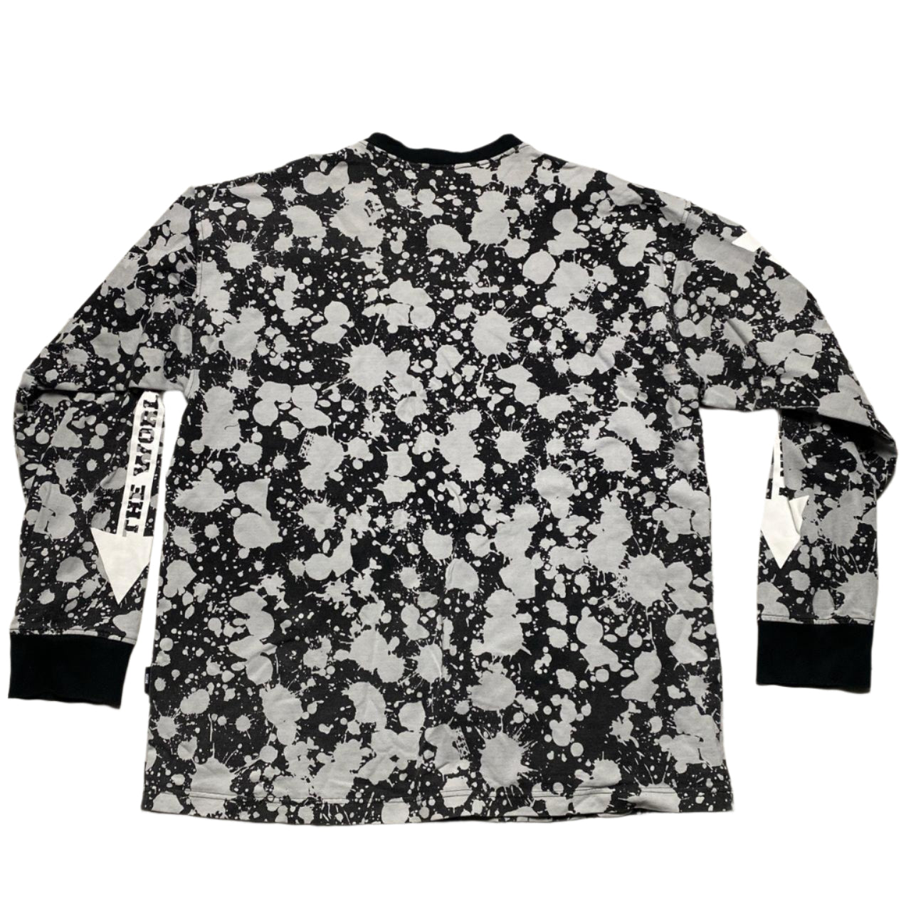 KTZ Black and White Paint Splash Jumper (M)