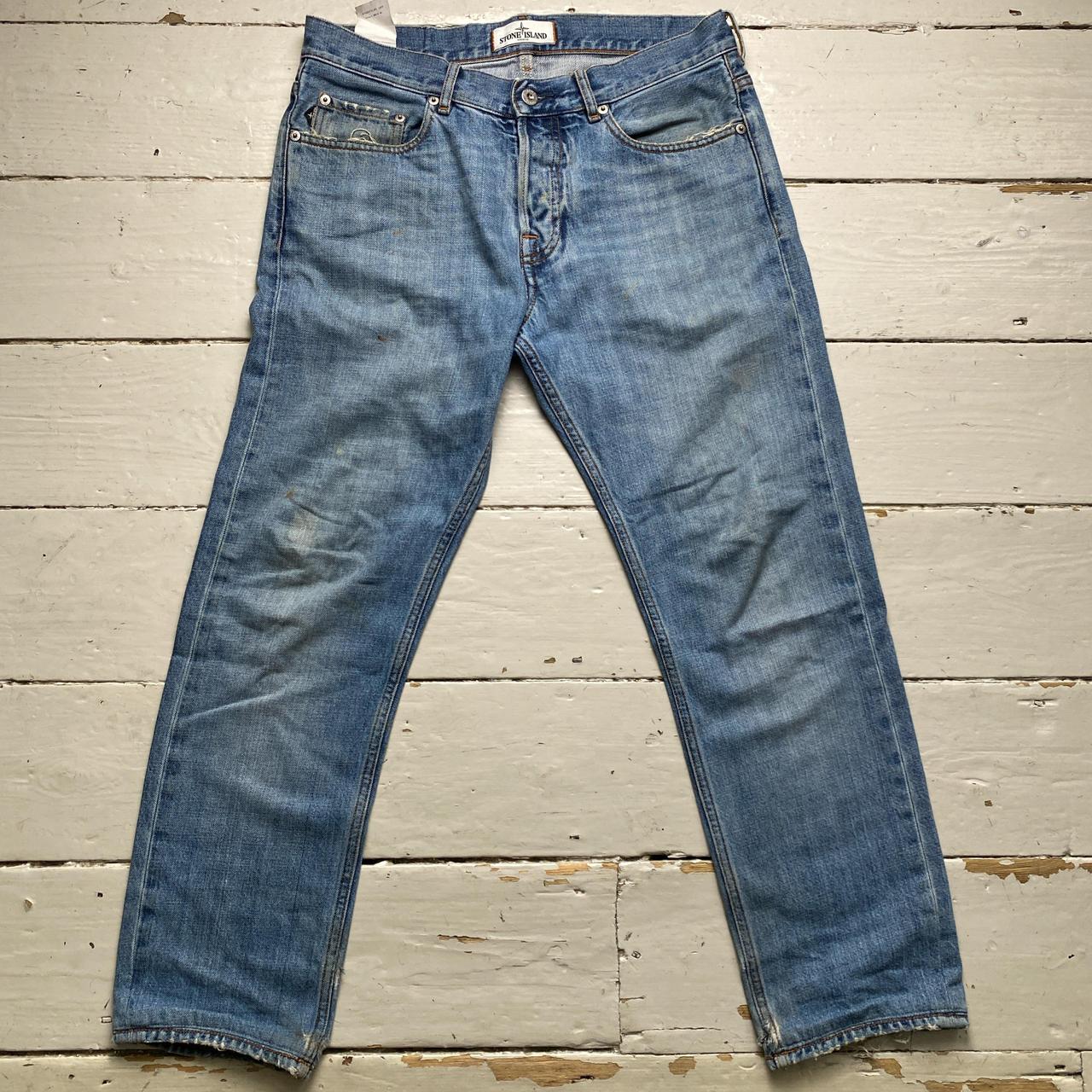 Stone Island Light Blue Jeans