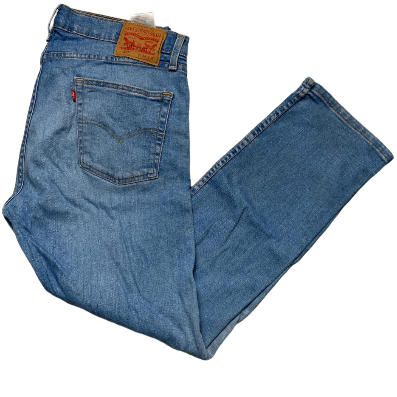 Levis 513 Light Blue Baggy Jeans (34W)