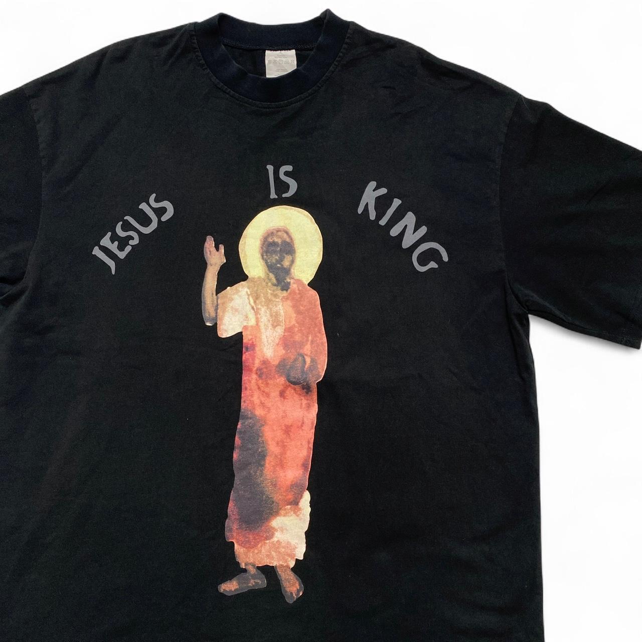 Jesus is King Yeezus Kanye West Ye Black T Shirt (L)