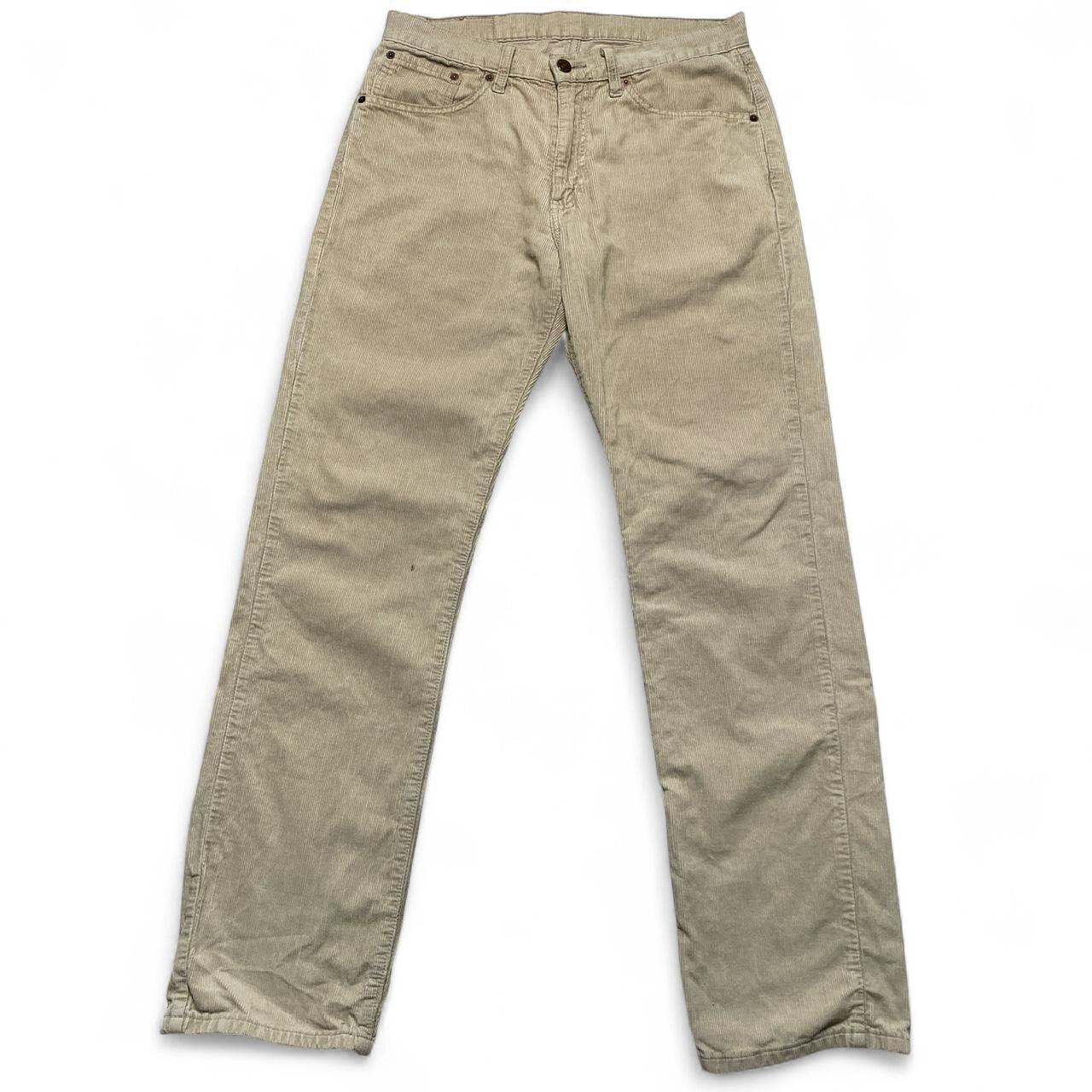Levis 751 Corduroy Beige Khaki Jeans (32W)