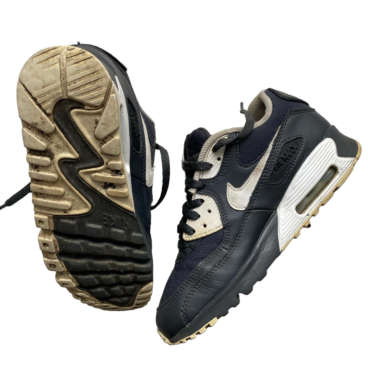 Nike Air Max 90 Grey and White (UK 5.5)