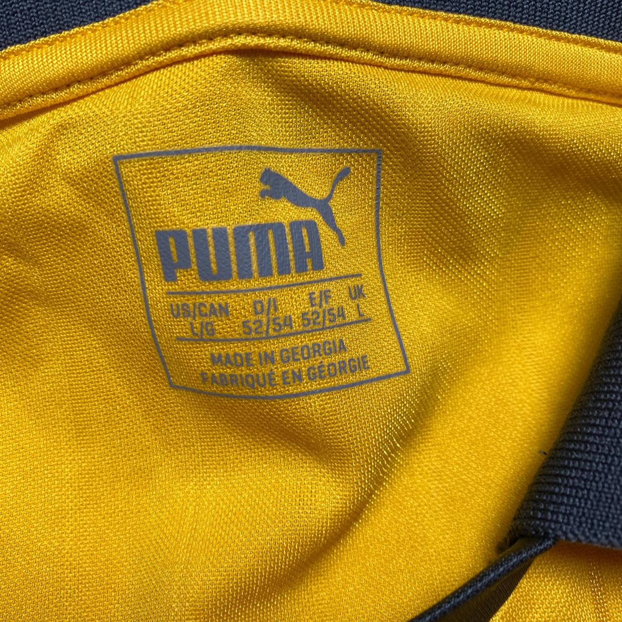 Arsenal Puma 2017/8 Yellow and Grey Football Jersey (L)