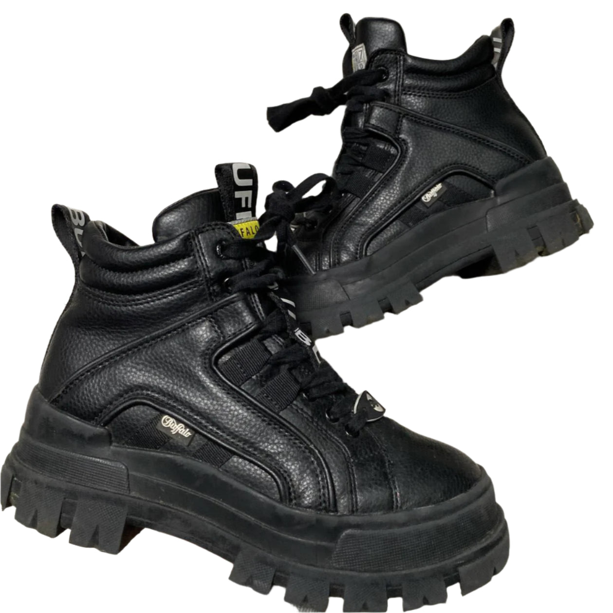 Buffalo London Black High Boots (UK 5)