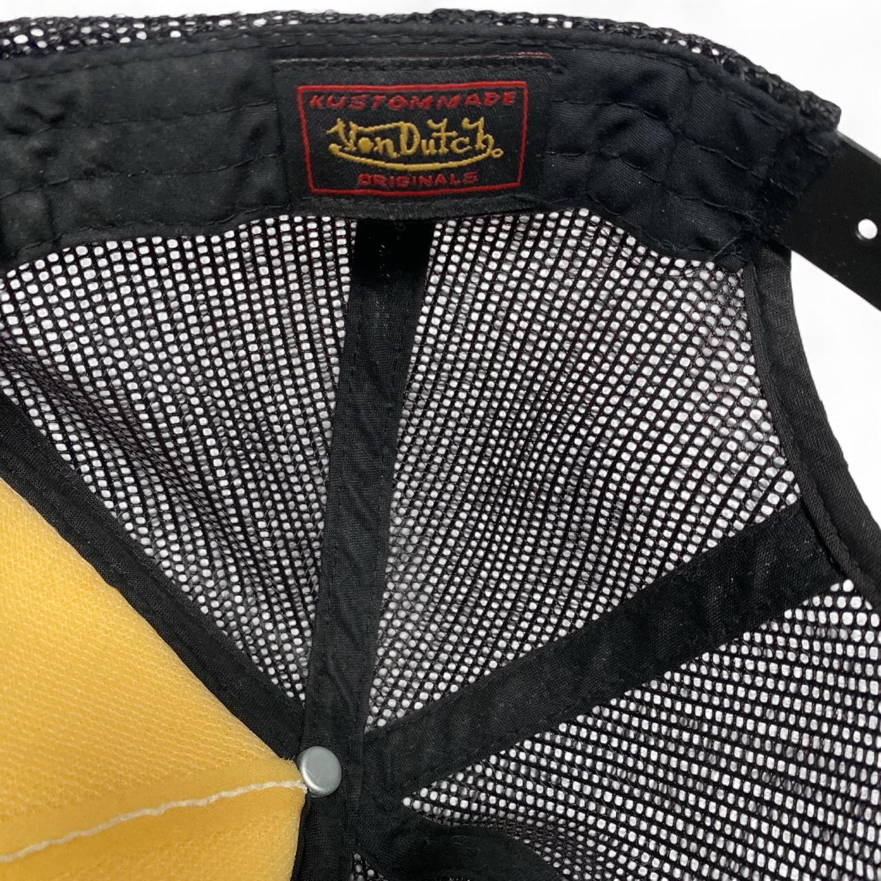 Von Dutch Black Red and White Trucker Cap