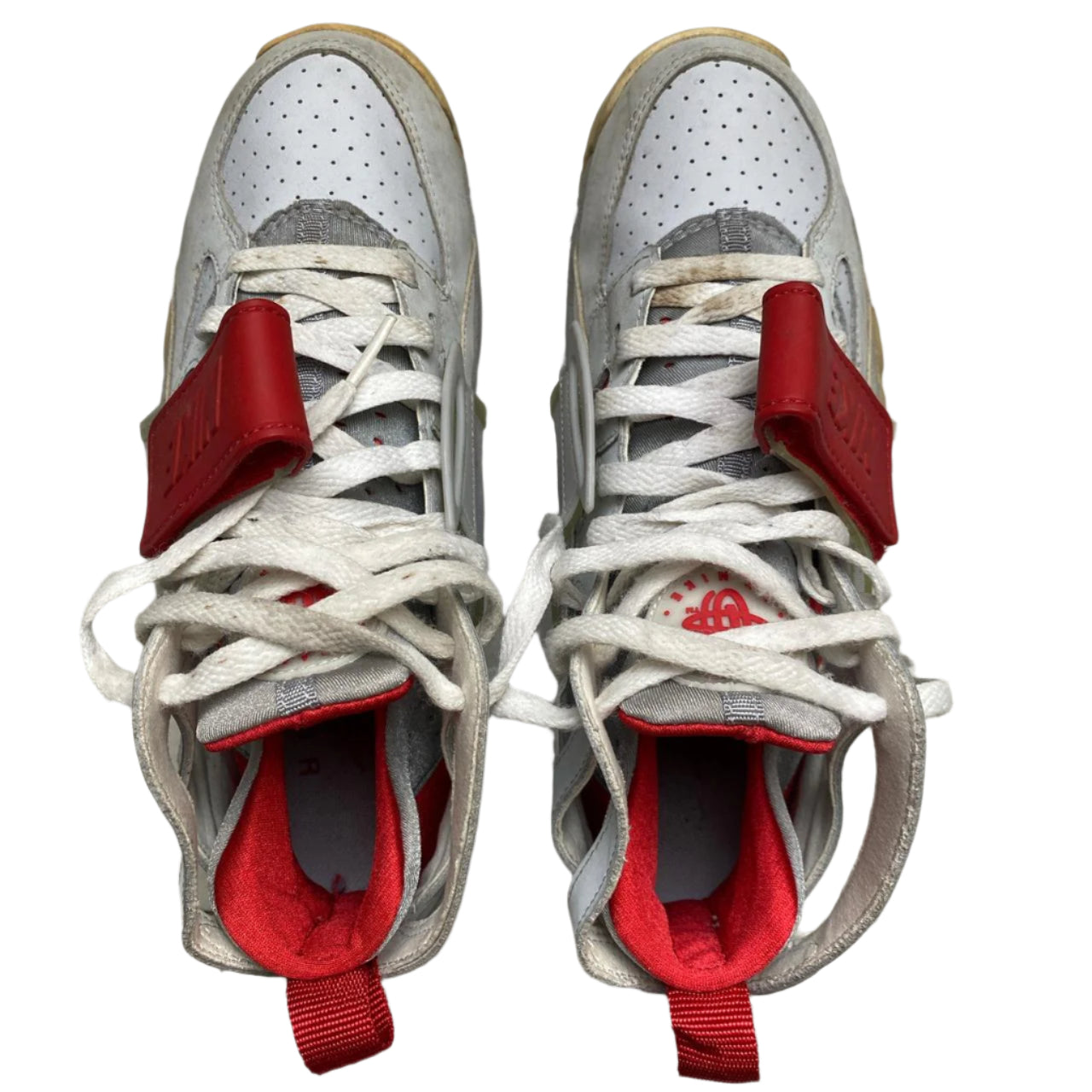 Nike Air Huarache High White and Red 2015 (UK 7)
