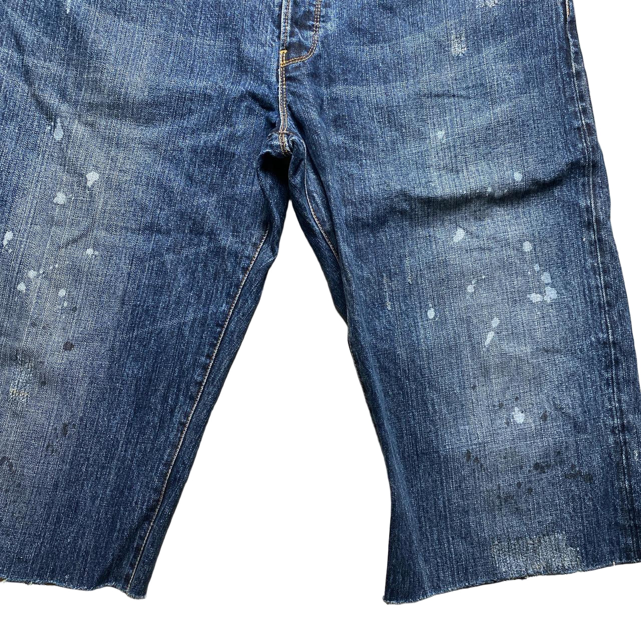 Paul Smith Red Ear Jort Baggy Jean Cut Down Shorts (34W)