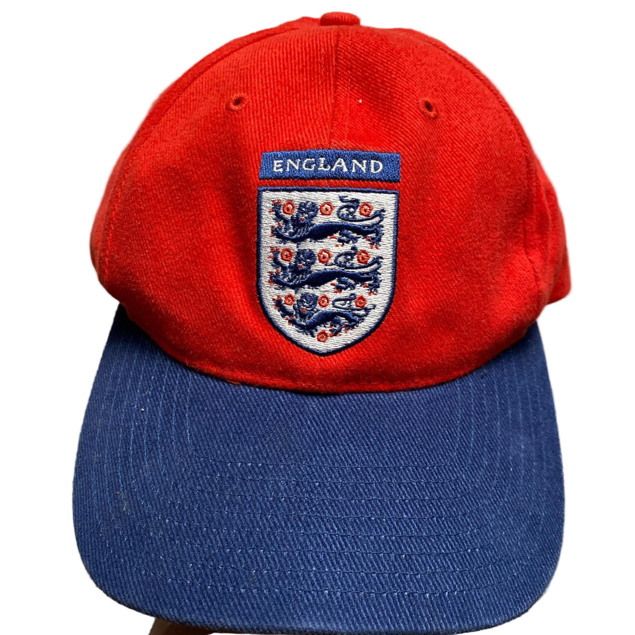 England Vintage Red and Navy Cap