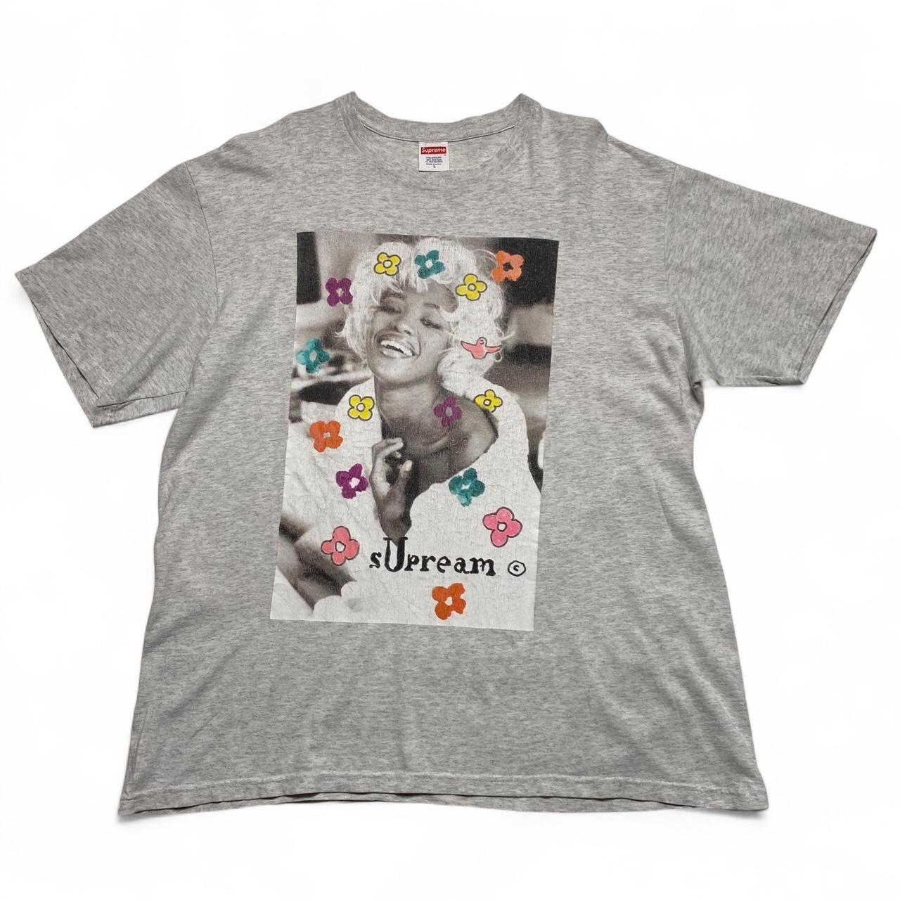 Supreme Naomi Campbell Grey T Shirt (L)