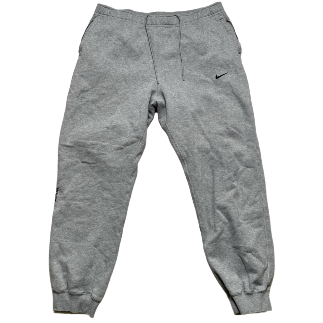 Nike Nocta Grey and Black Baggy Joggers (2XL)