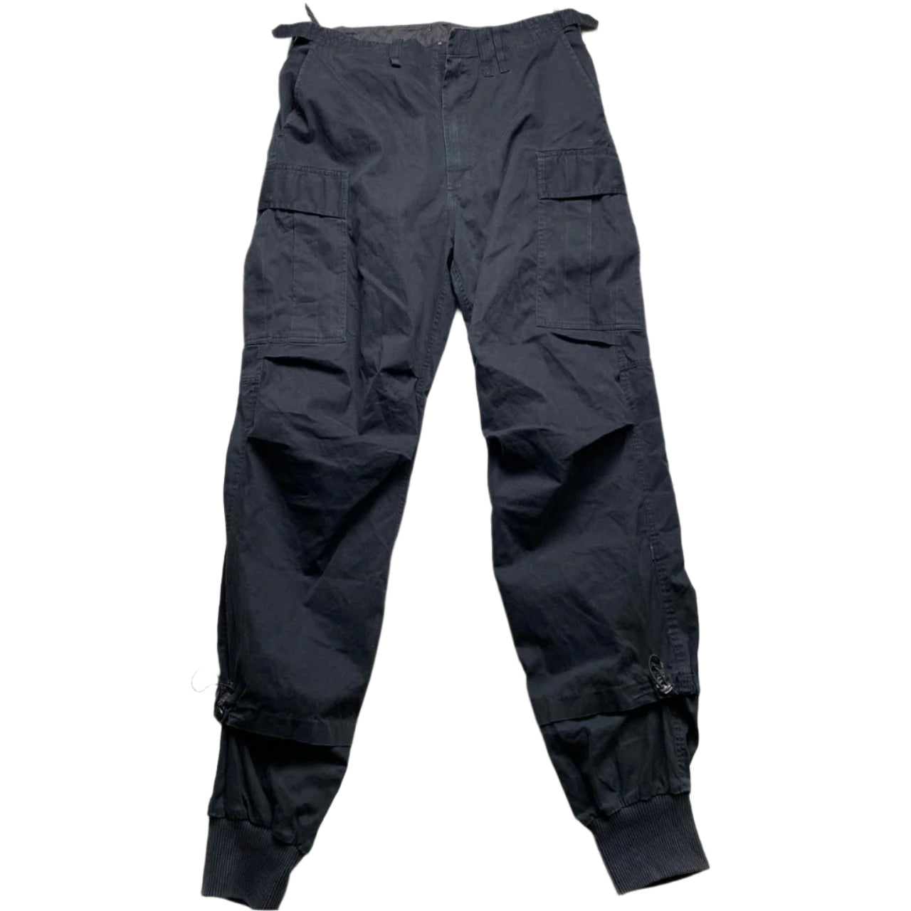 Maharishi Black Baggy Cargo Snopant Trousers (M)
