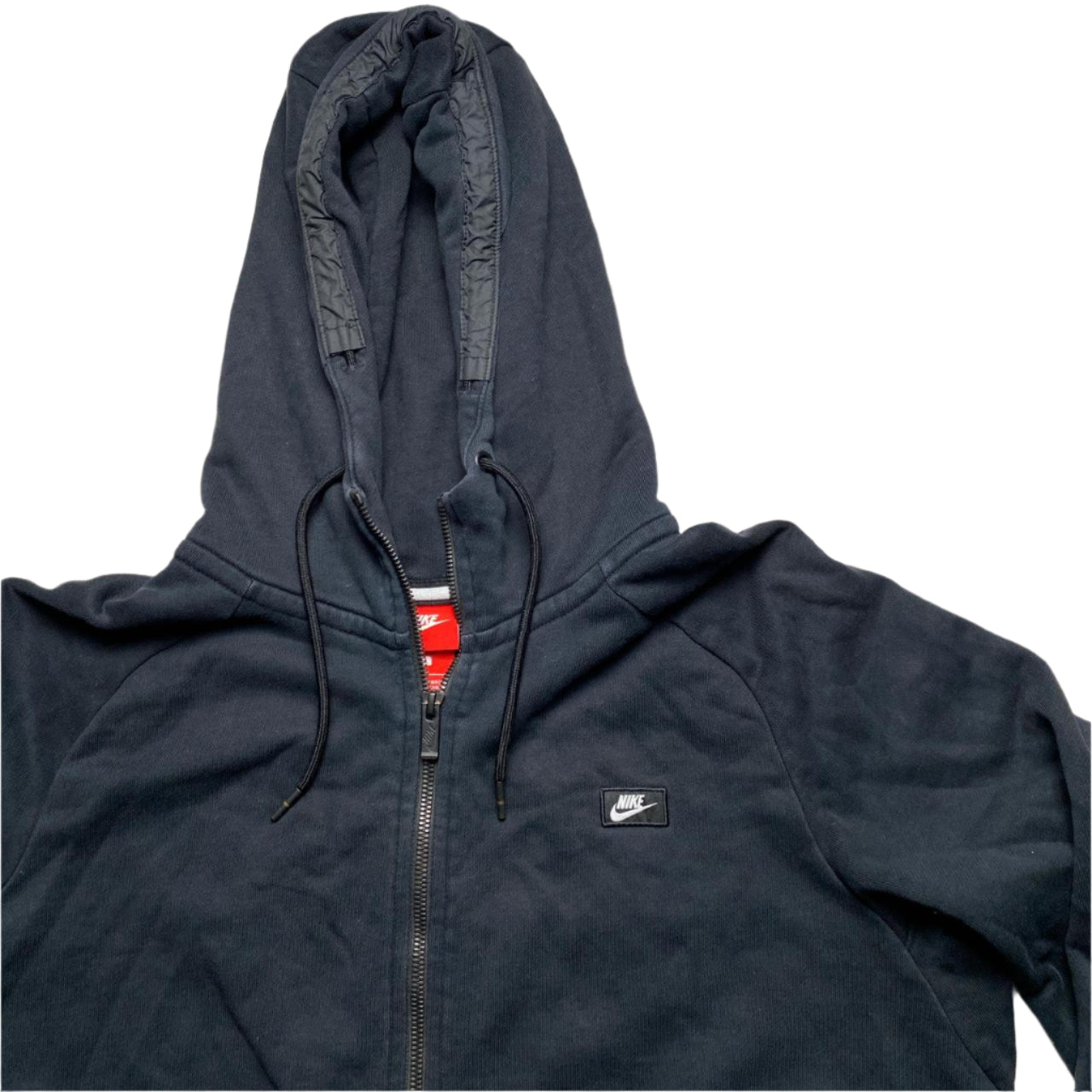 Nike Box Logo Black and White Hoodie (L)