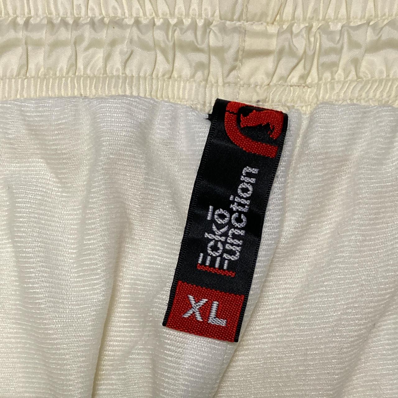 Ecko Unltd Cream Shell Trackpant Baggy Bottoms (XL)