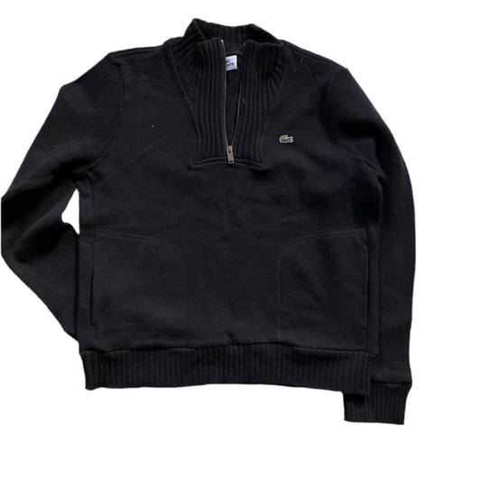 Lacoste Quarter Zip Jumper (M)