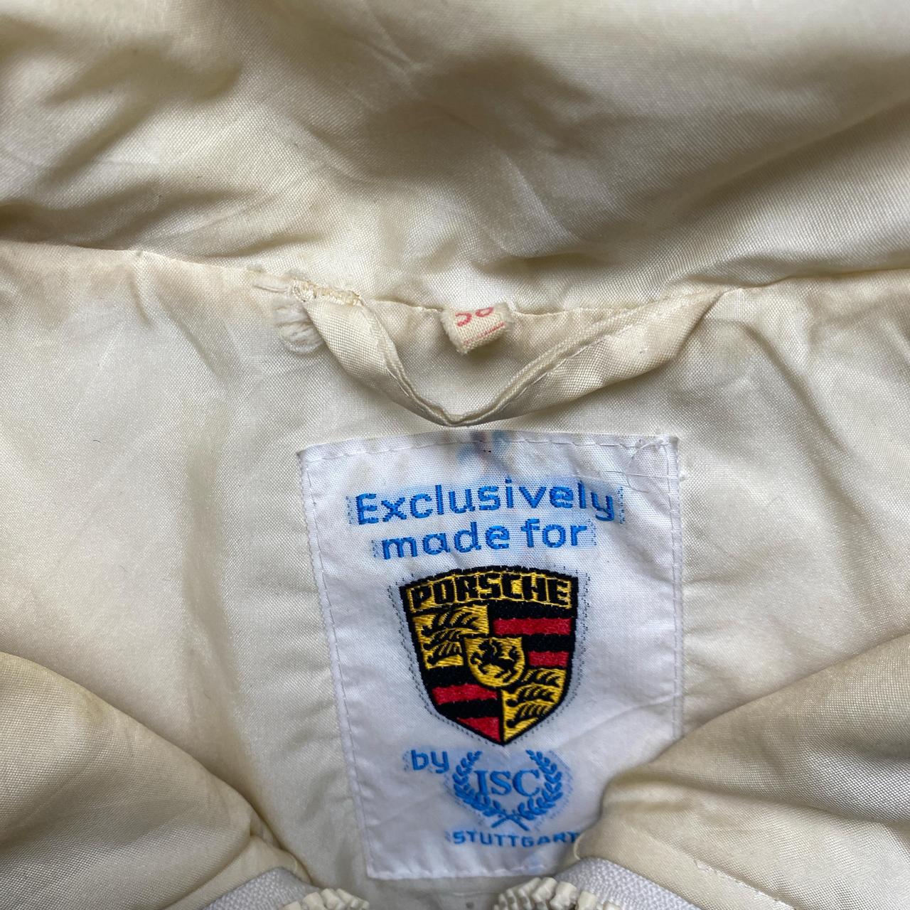 Porsche Vintage Cream Germany Puffer Coat (XL)