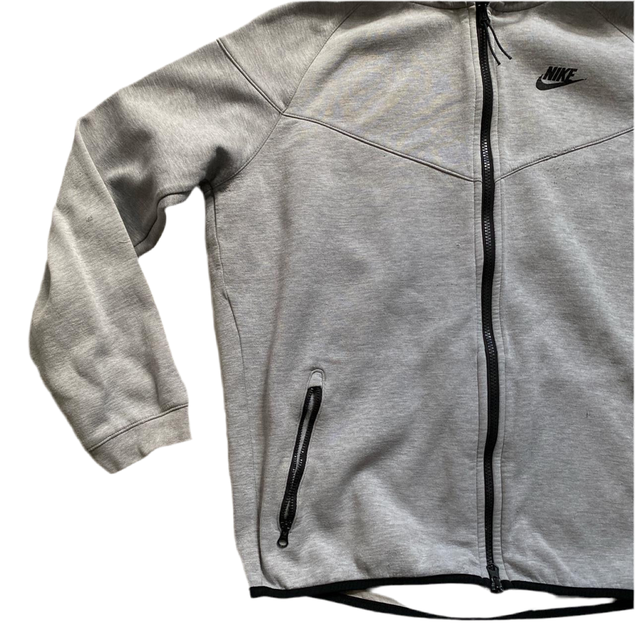 Nike Tech Fleece Grey Hoodie (L)