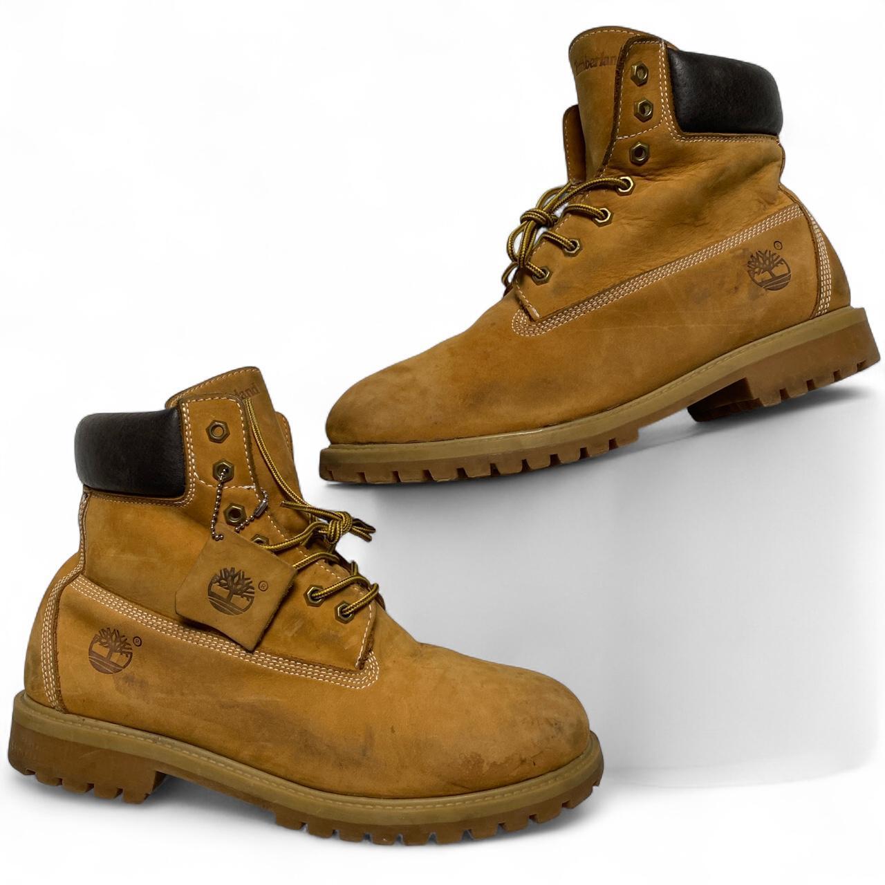 Timberland Nubuck High Wheat Brown Classic Boots (UK 11)