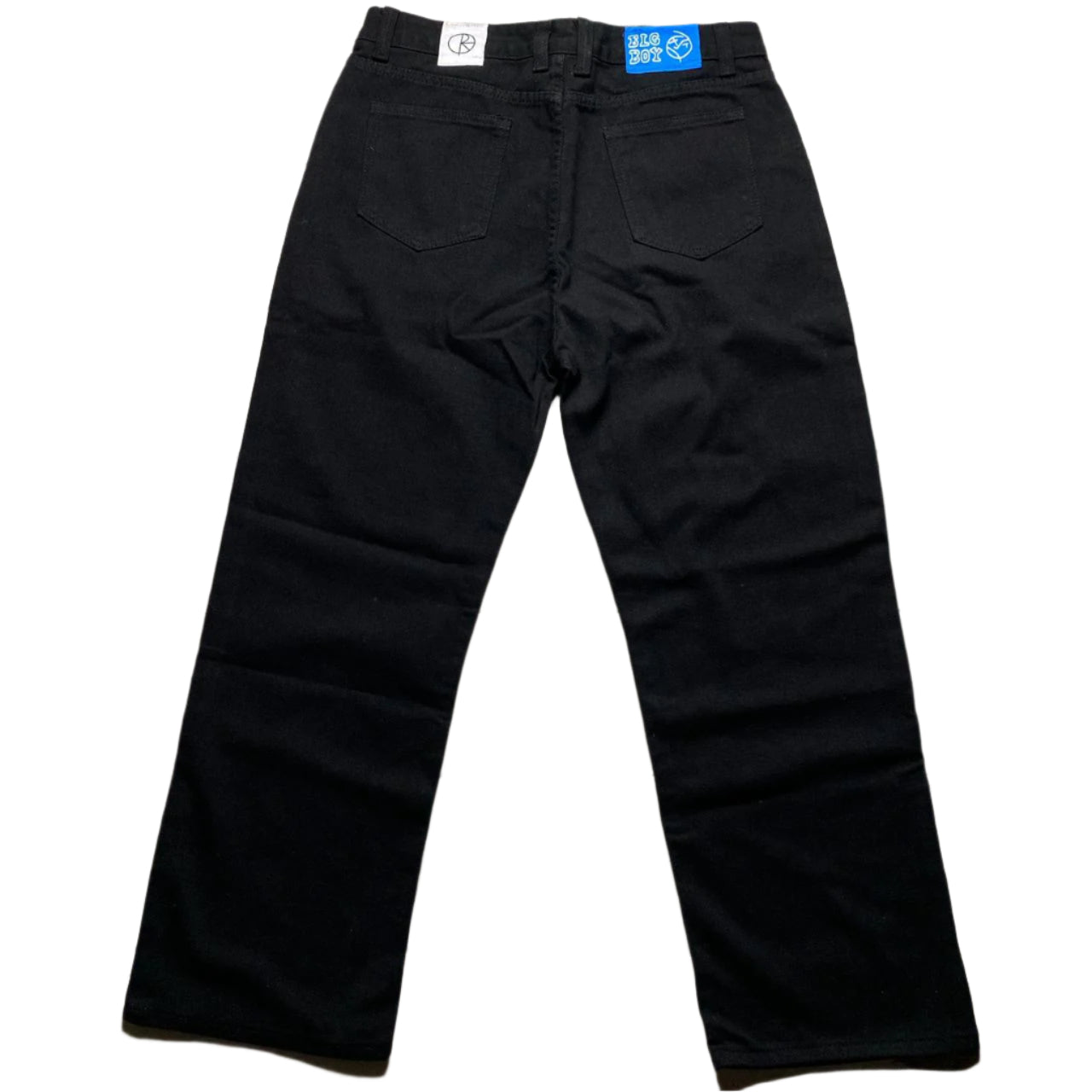Polar Skate Co Big Boy Baggy Black Jeans (34W)
