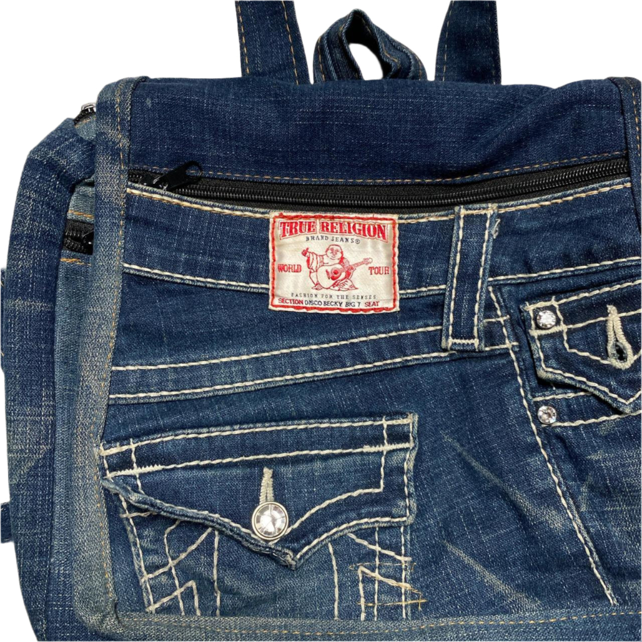 True Religion Denim Backpack Bag