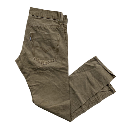 Levis 511 Slim Fit Khaki Jeans (31W)