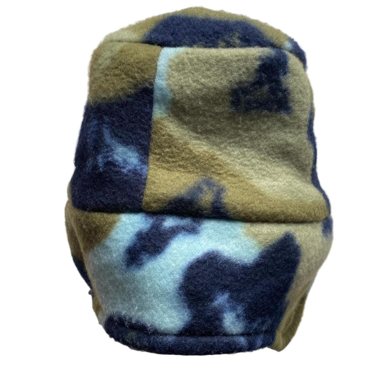Kangol Dog Ear Fleece Hat Camouflage Green and Blue