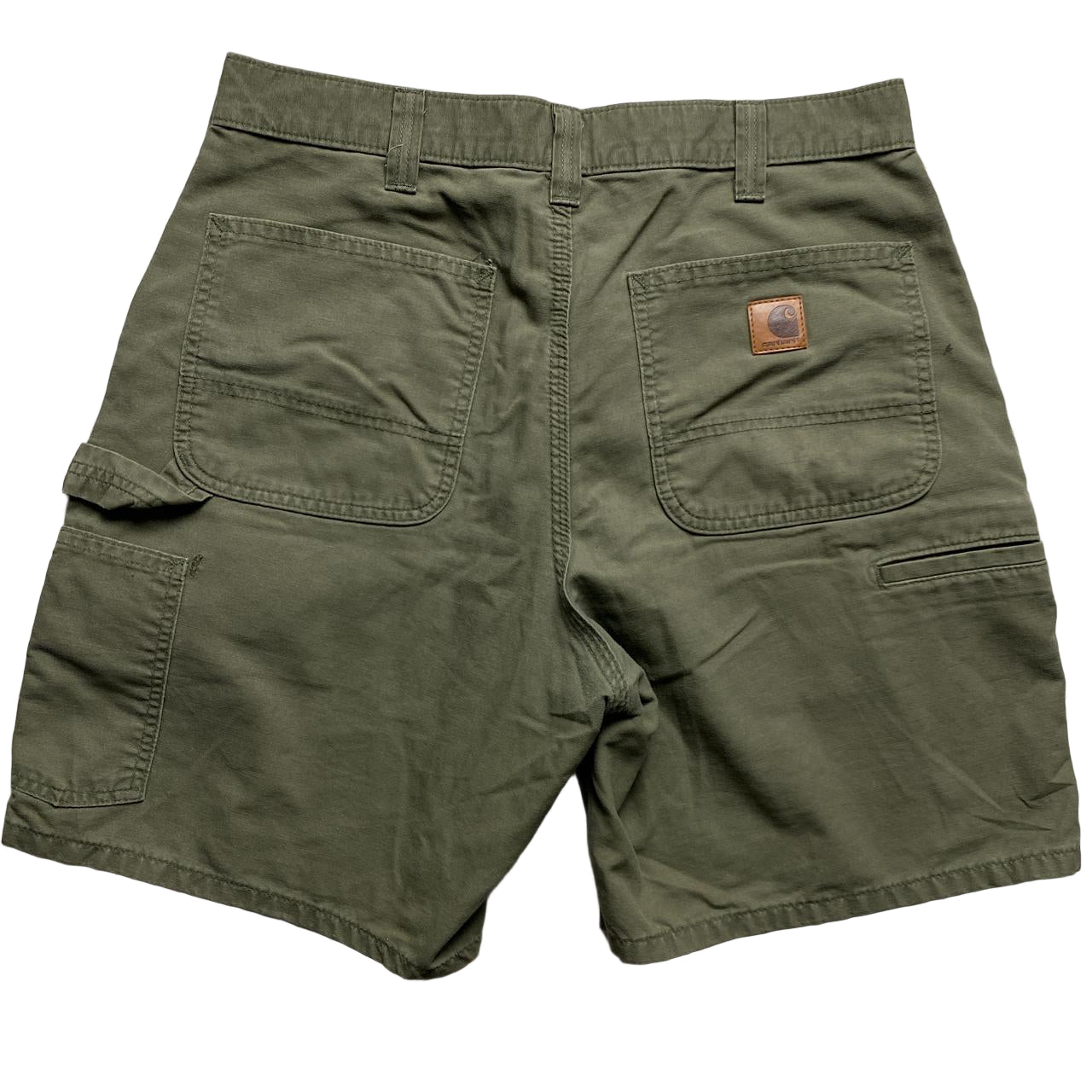 Carhartt WIP Green Khaki Cargo Shorts (32W)