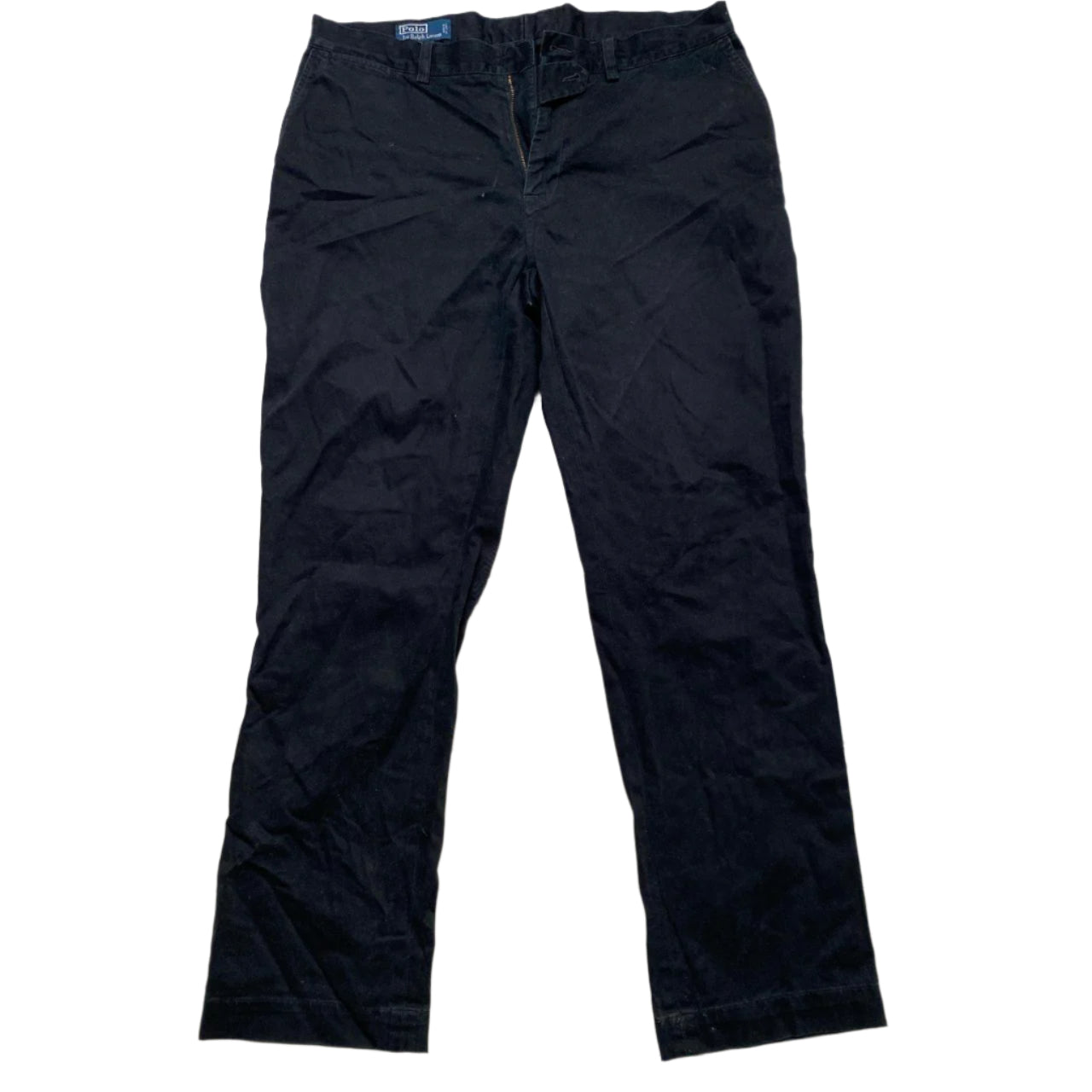 Polo Ralph Lauren Black and Green Pony Trousers (W 38)