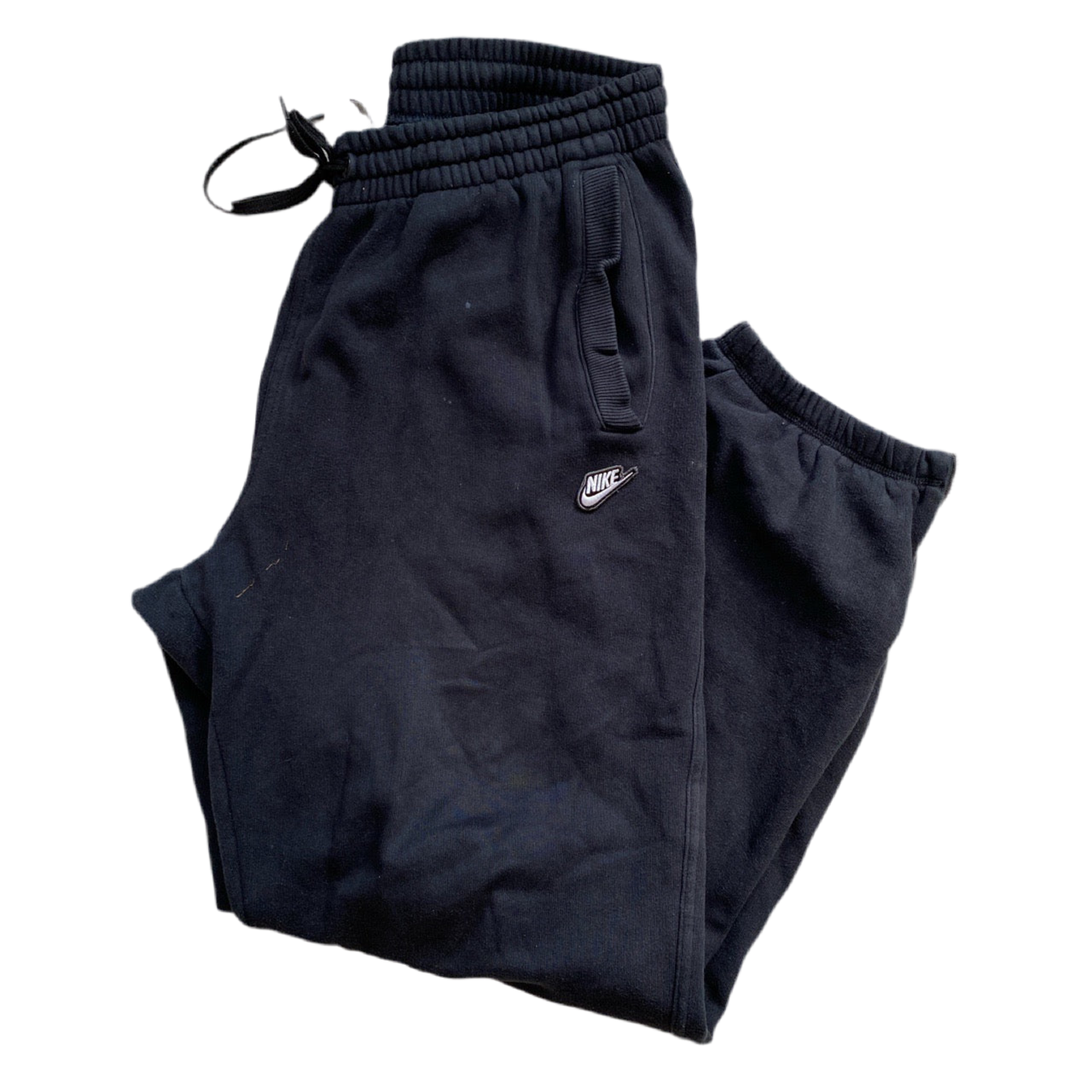 Nike Swoosh Black Joggers (L)