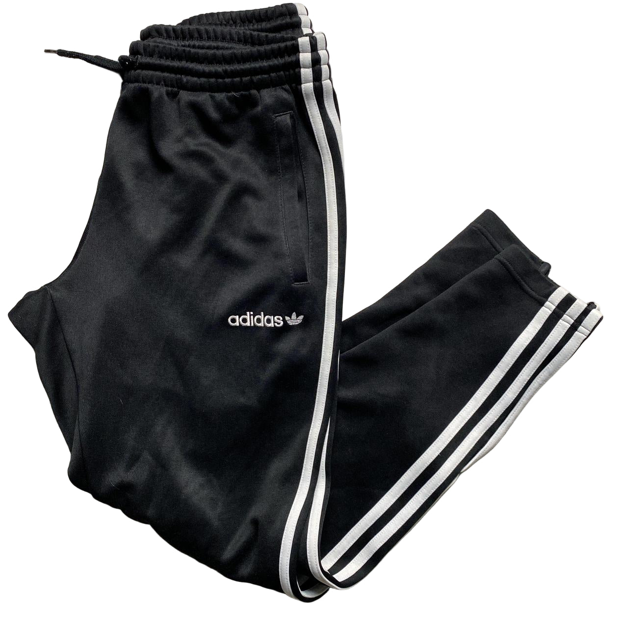 Adidas Black and White SST Jogger Bottoms (M)