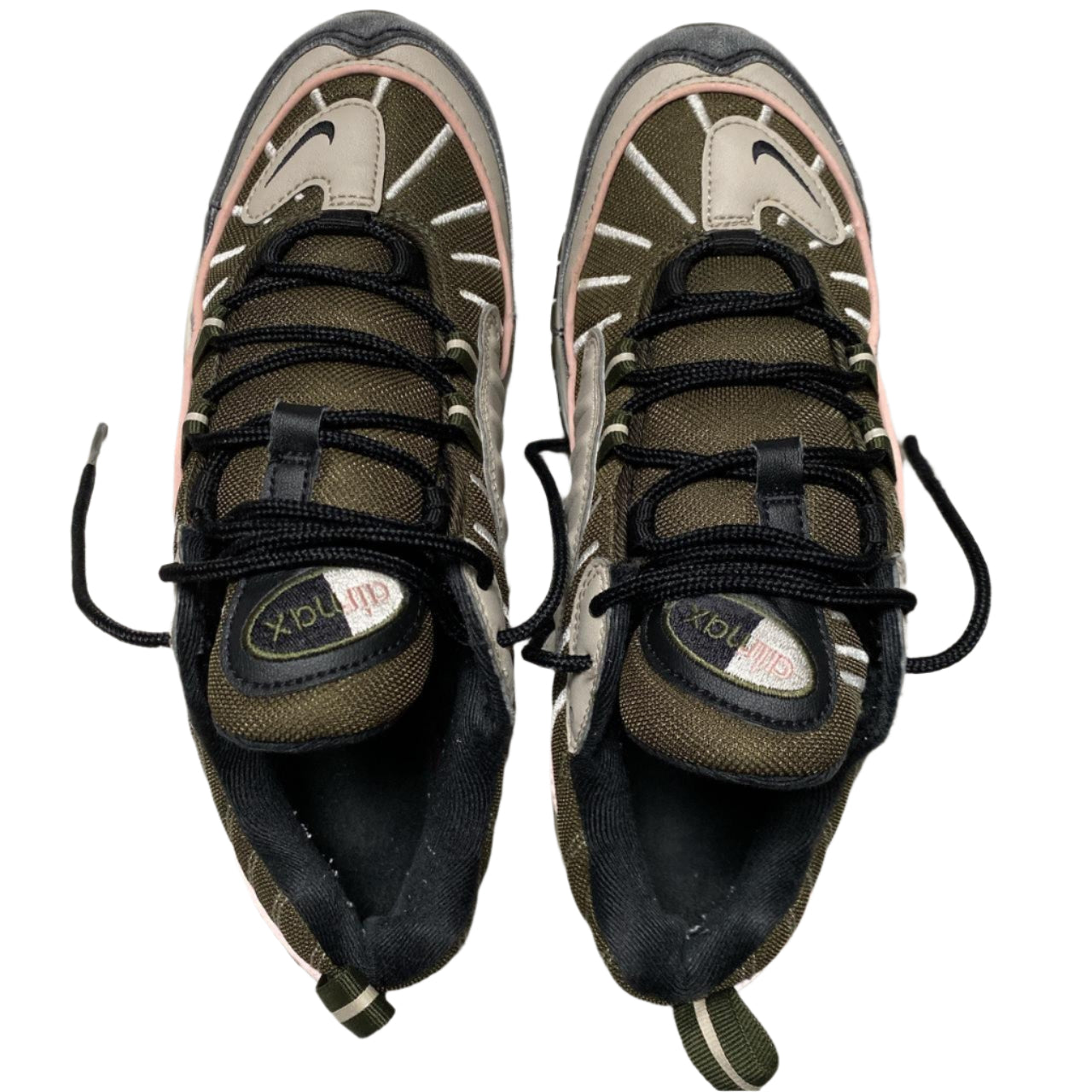 Nike Air Max 98 White Khaki and Pink (UK 5)
