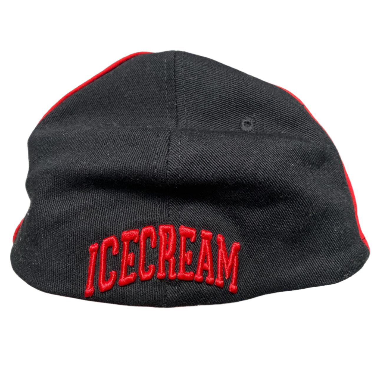 Ice Cream Billionaire Boys Club Fitted Black and Red Cap