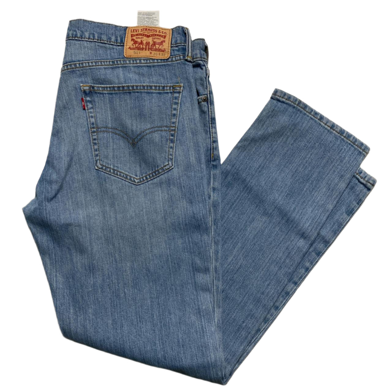Levis 511 Light Blue Slim Straight Jeans (36W)