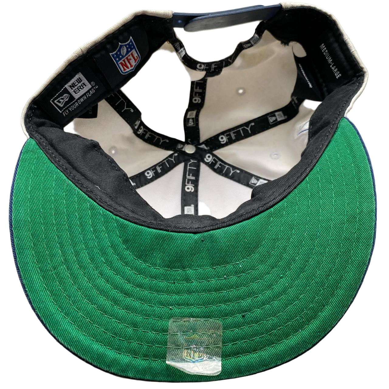 Dallas Cowboys White and Navy Snapback New Era Cap