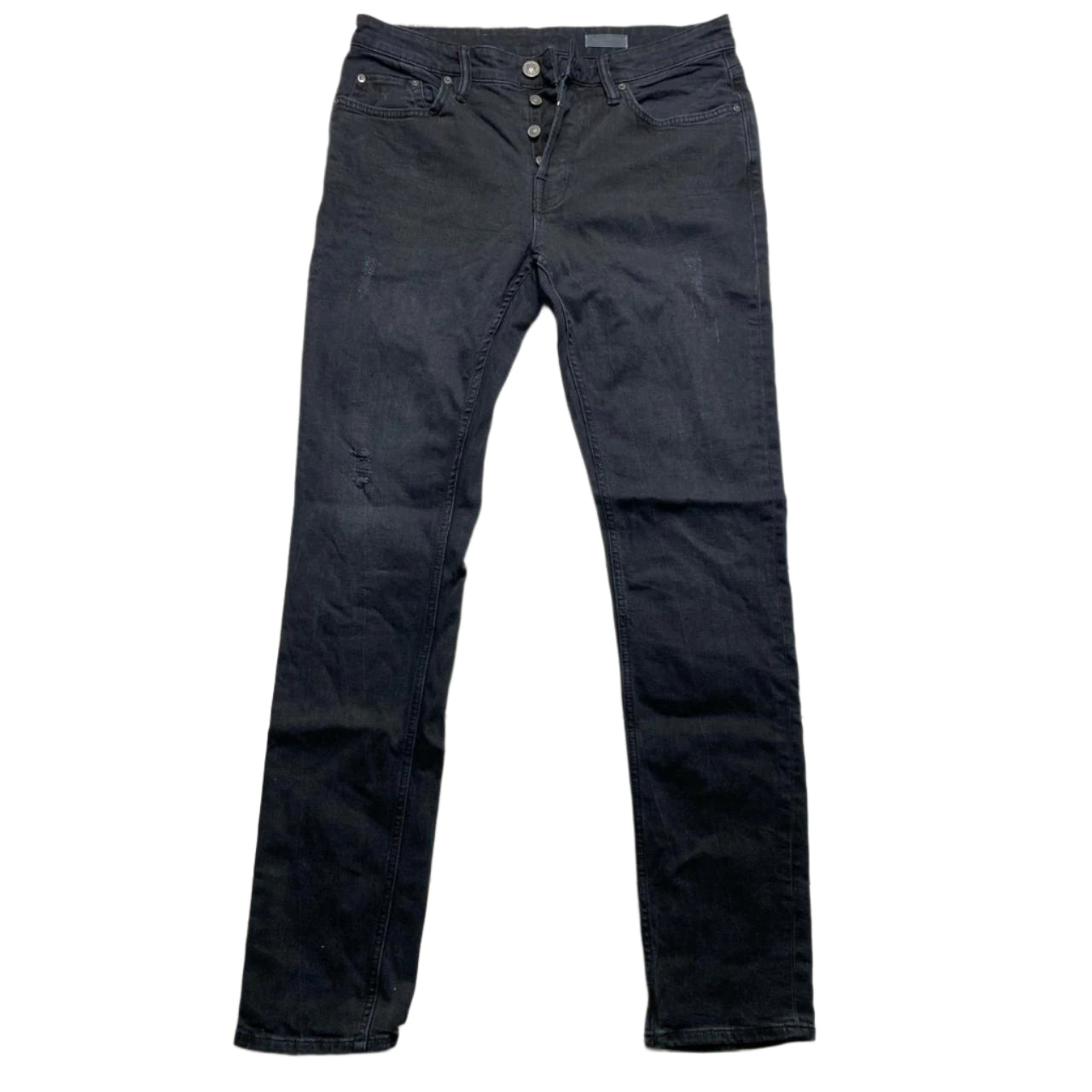 AllSaints Black Rex Slim Jeans (31W)