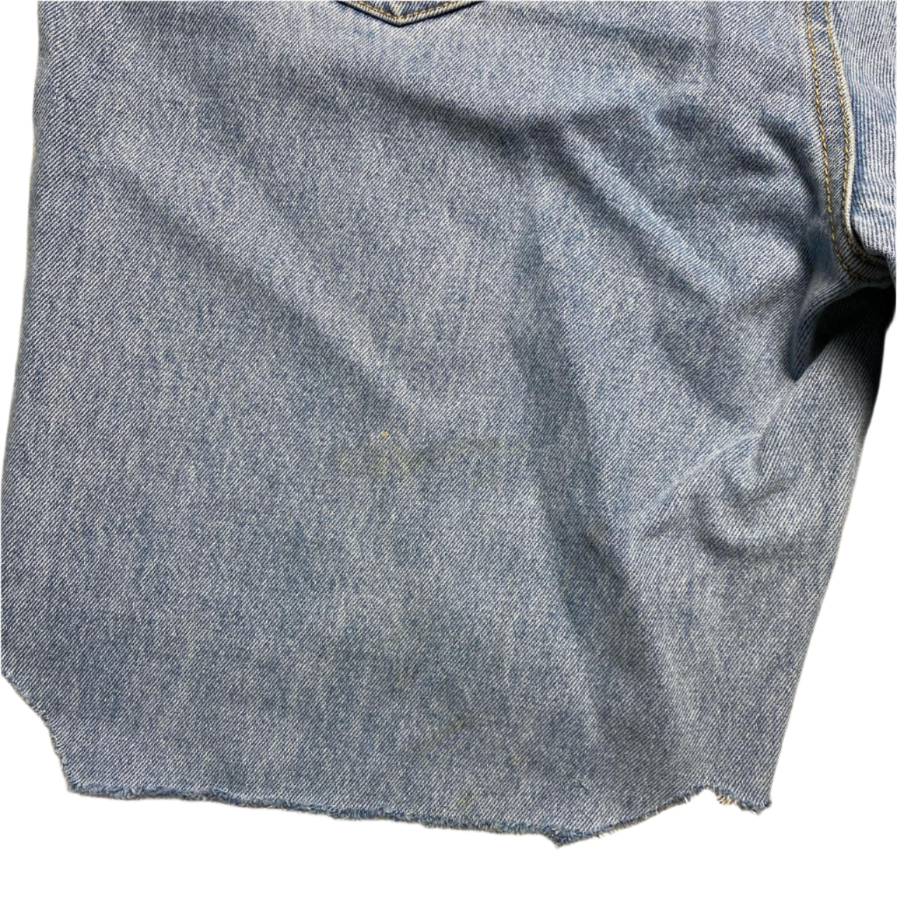 Corteiz Denim Genes Cut Down Jort Jean Shorts (W 36)