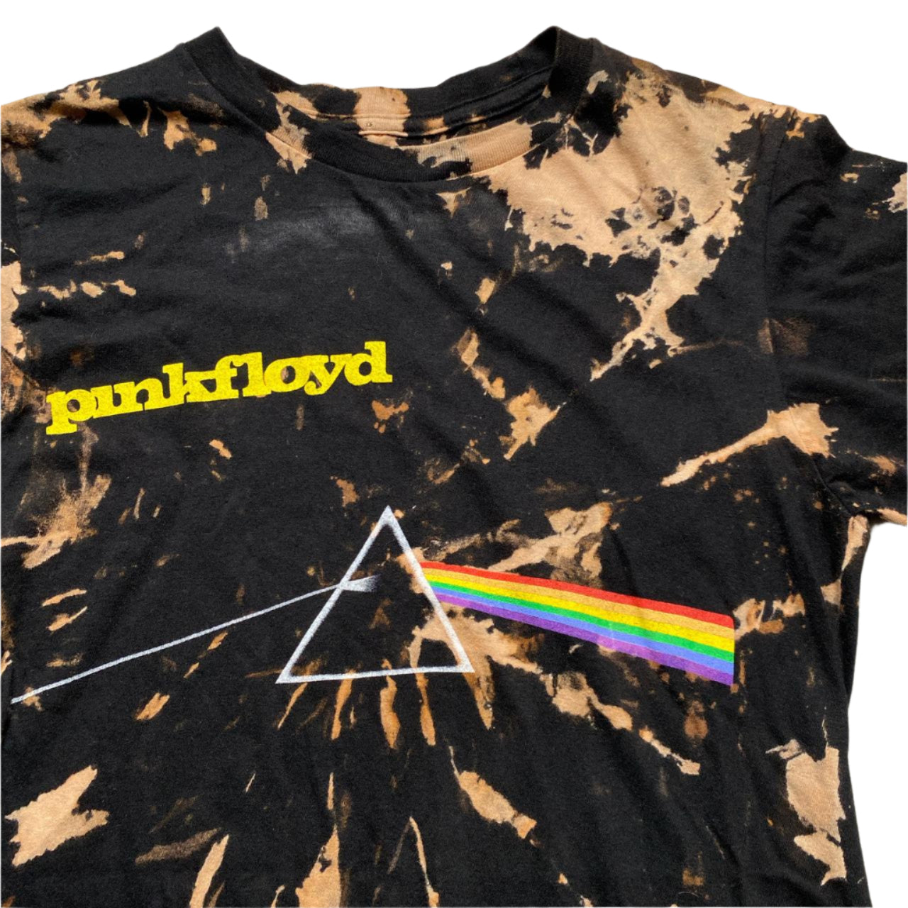 Pink Floyd Dark Side of the Moon Tie Dye T Shirt (S)