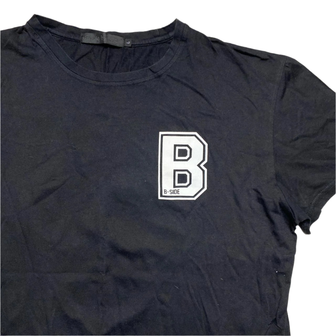 B-Side by Wale Black and White T Shirt (L)