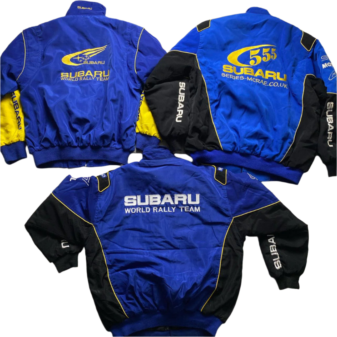 Subaru Vintage Embroidery Bomber Jackets (M)