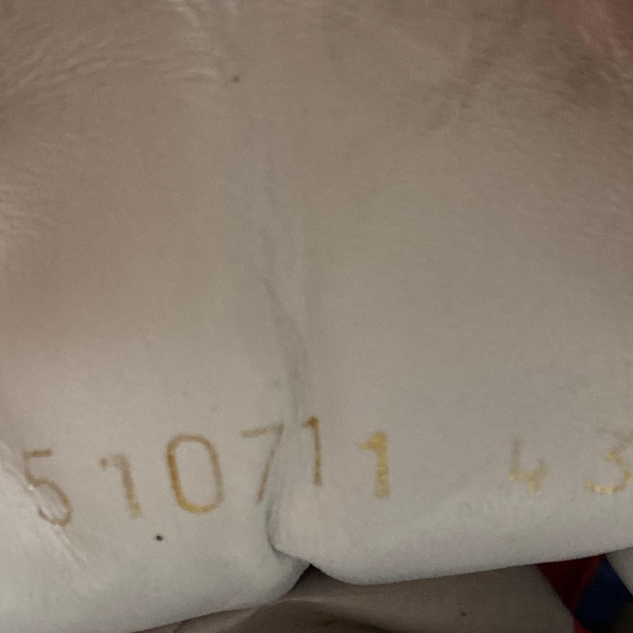 Balenciaga Arena White and Navy Low Leather Trainers