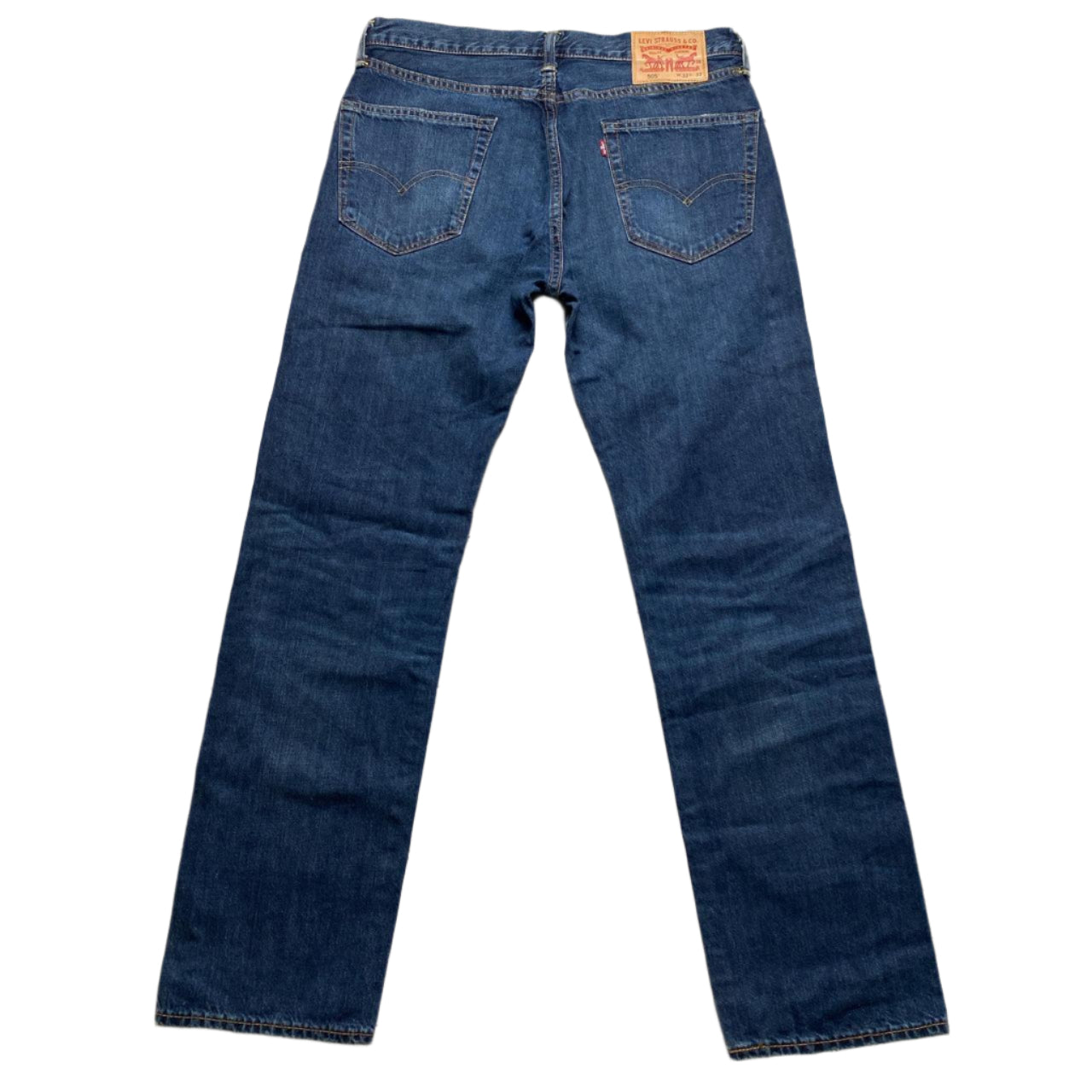 Levis 505 Baggy Navy Jeans (32W)