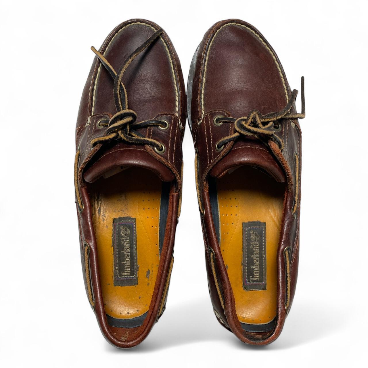 Timberland Brown Leather Boat Shoes