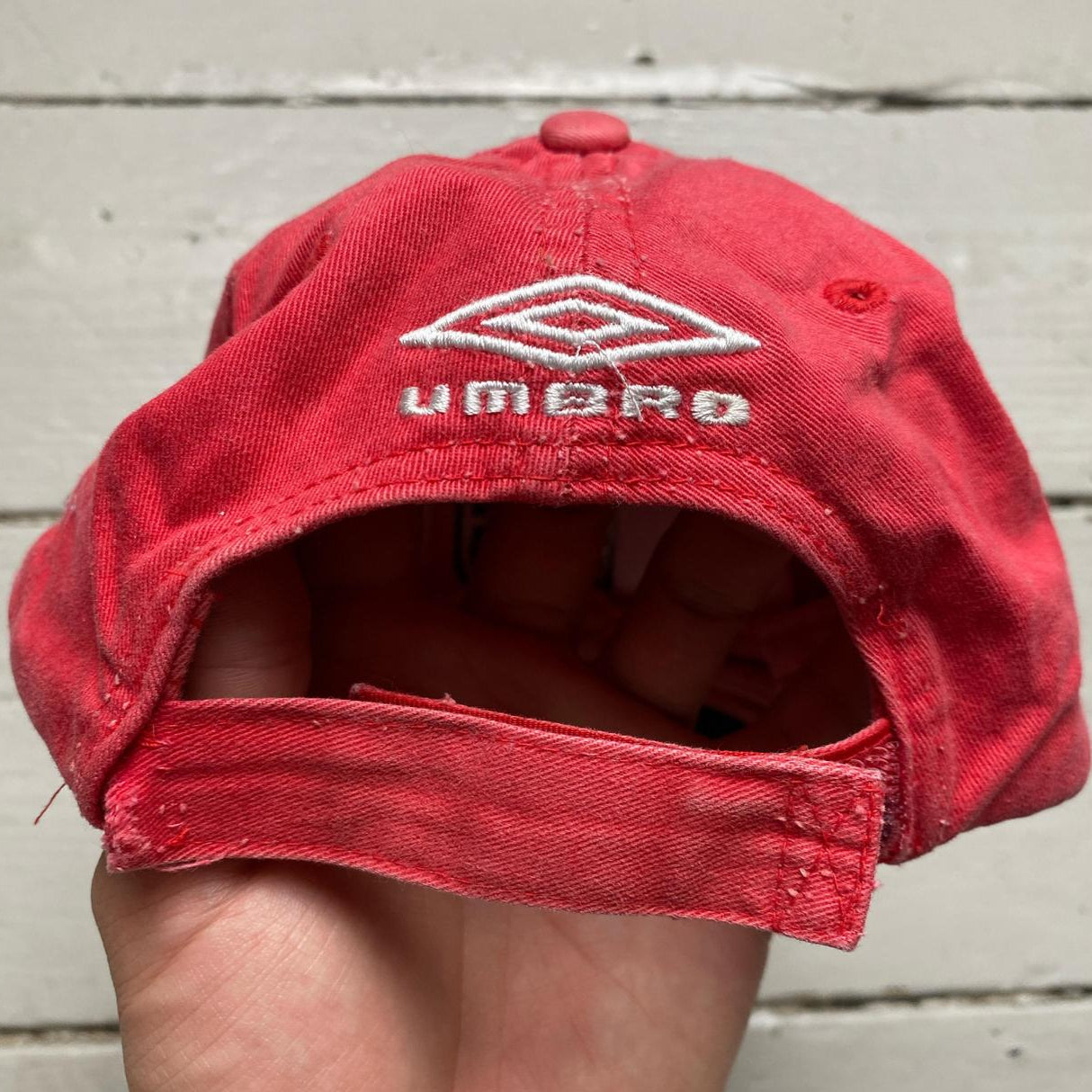 England Umbro Vintage Red and Black Cap